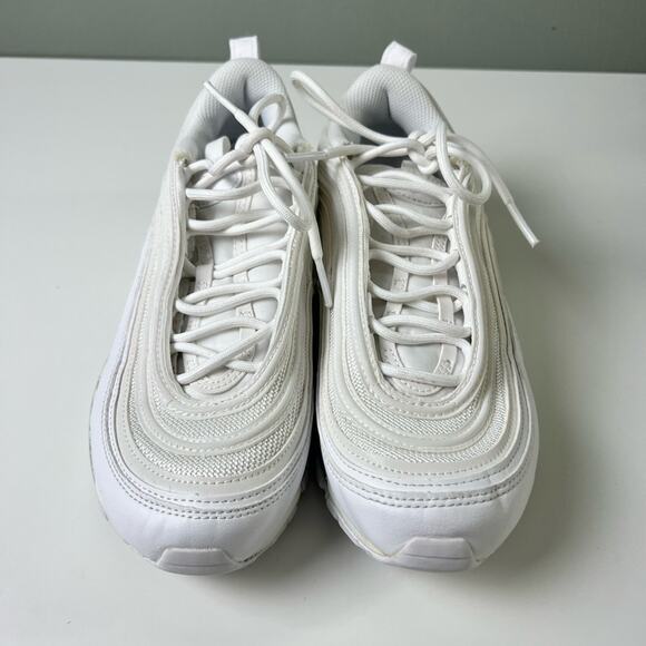 Nike Air Max 97 Triple White Ripple Cushion DH8016-100 Running Sneakers 7 - Picture 3 of 11